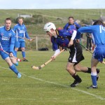 Action from Lochbroom V Lewis at Shawbost