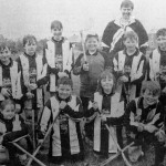 Dr Barden with Tong Shinty Club