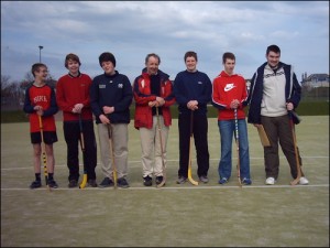 Shinty training Stornoway