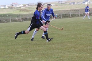 Scott Murray in full flight v Lochcarron